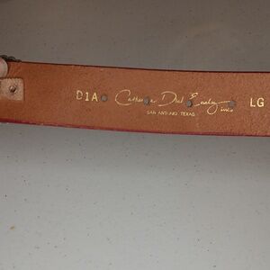 Red Leather Belt